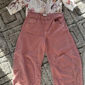 We the free barrel jeans color rose